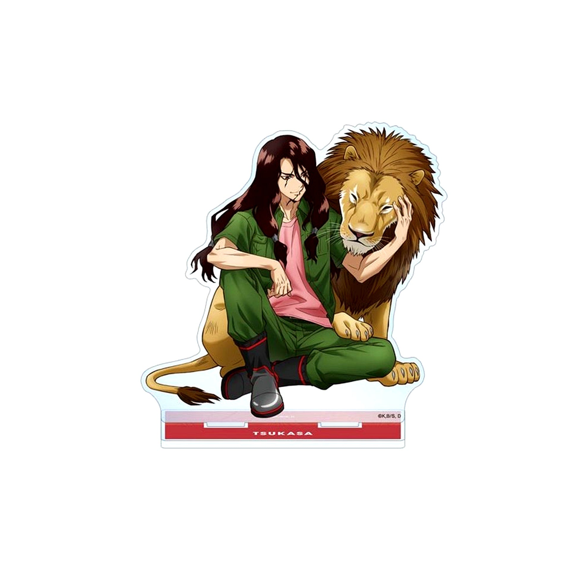 Tsukasa Shishio Newly Drawn Zookeeper Ver. BIG Acrylic Stand Dr. Stone x Tobu Zoo [USED]