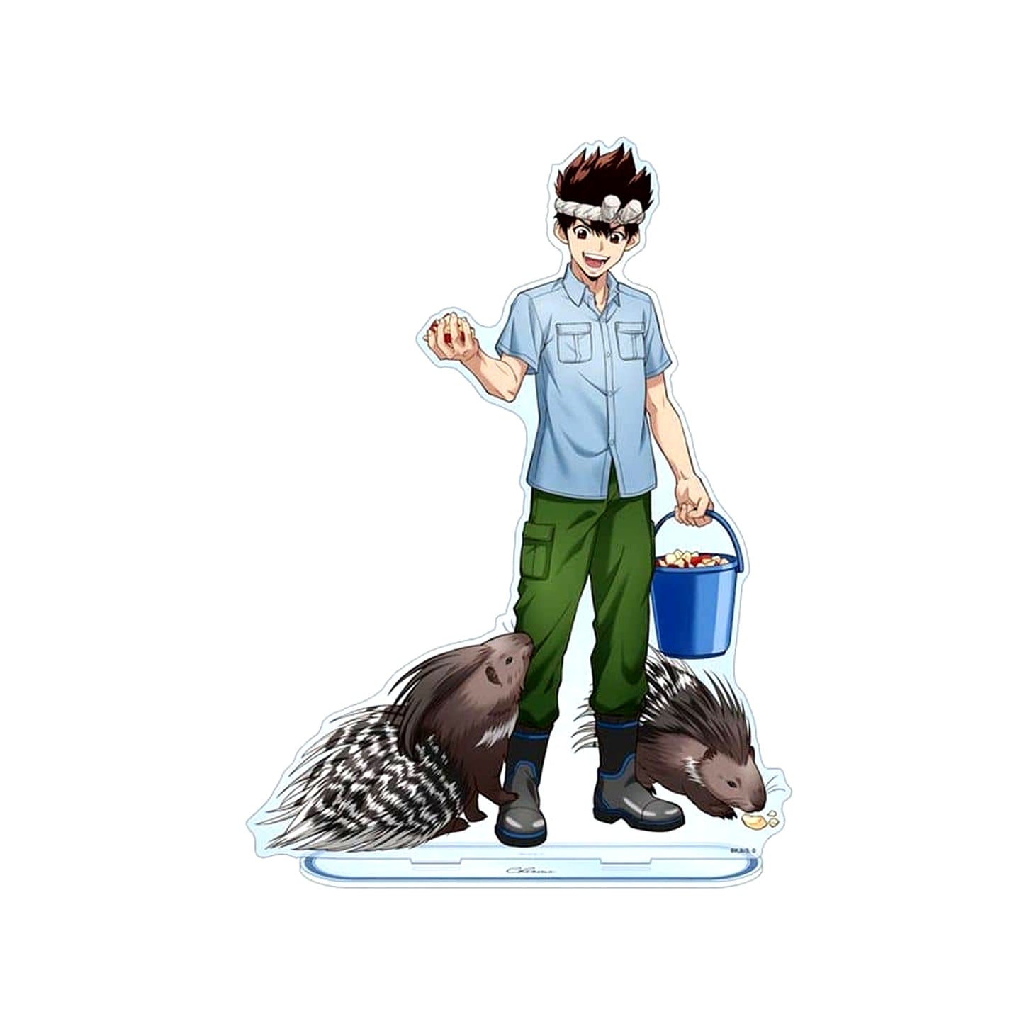 Chrome Dr.STONE x Tobu Zoo Newly Drawn Illustration Zookeeper Ver. Extra Large Acrylic Stand [USED]