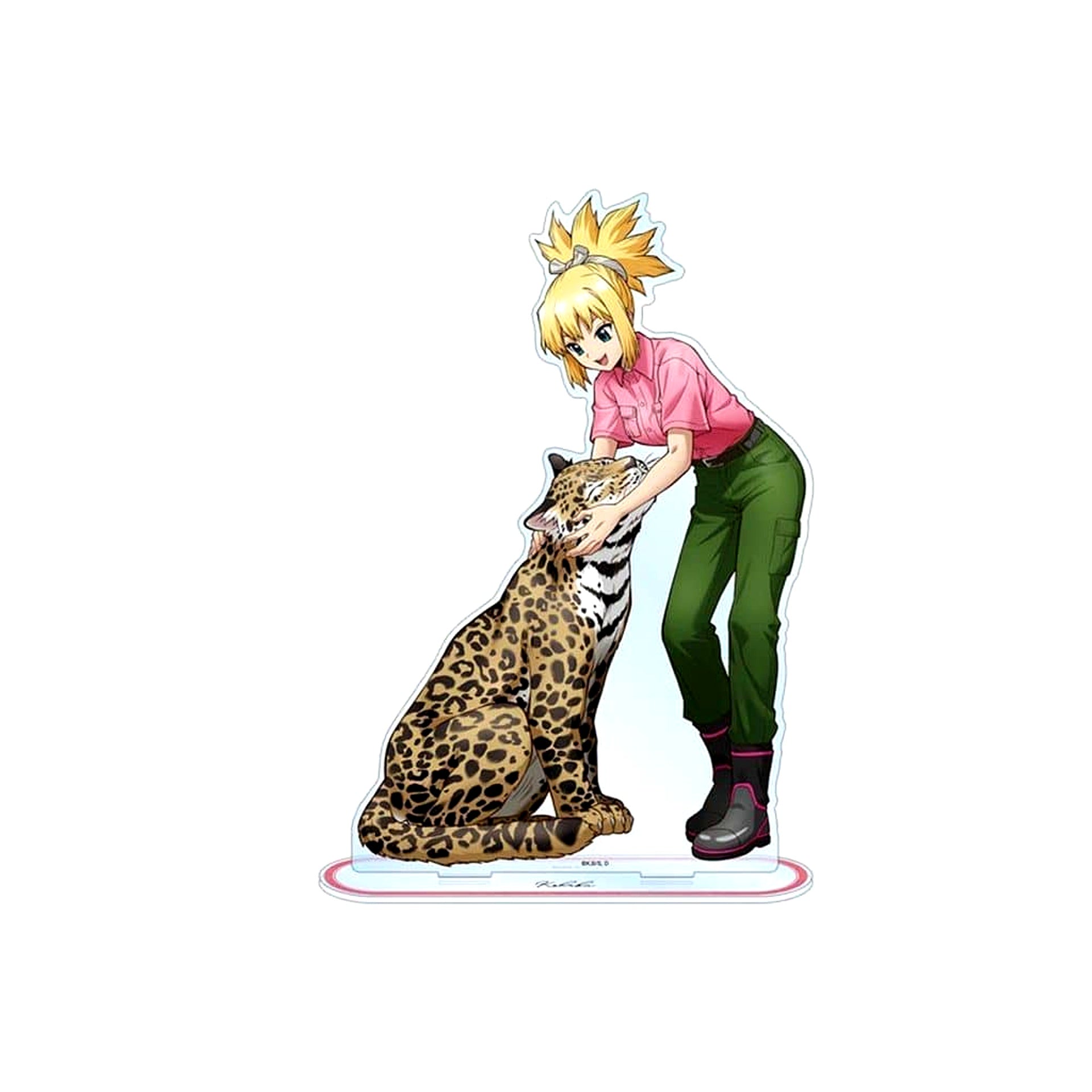 Kohaku Dr.STONE x Tobu Zoo Newly Drawn Zookeeper Ver. Extra Large Acrylic Stand [USED]