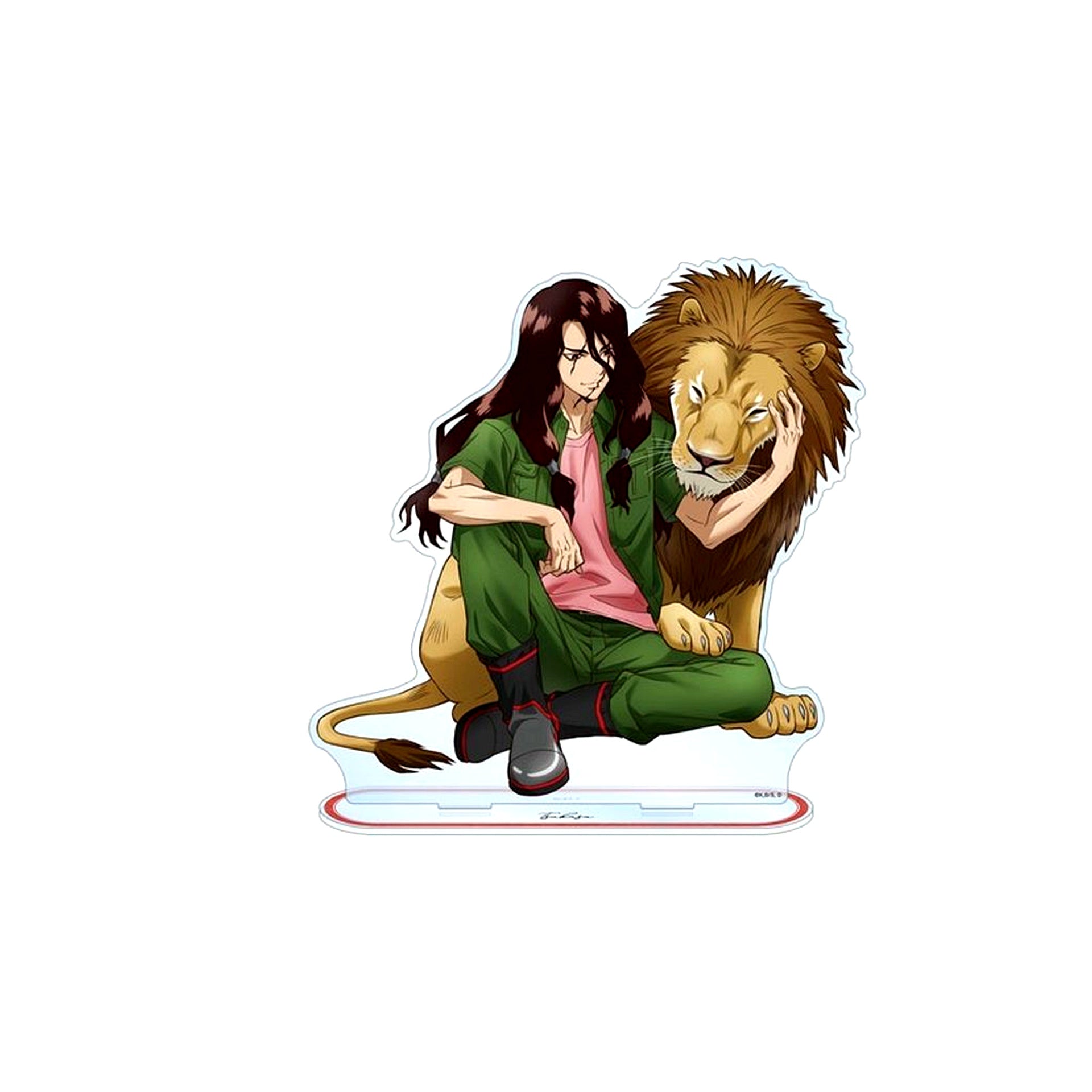Tsukasa Shishio Newly Drawn Zookeeper Ver. Extra Large Acrylic Stand Dr. Stone x Tobu Zoo [USED]