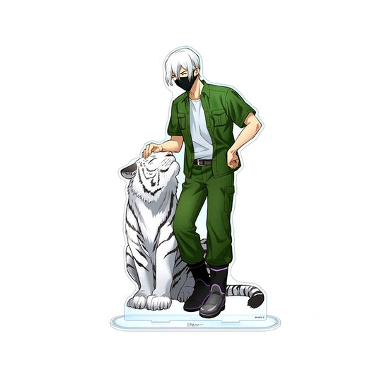 Hyoga Newly Drawn Zookeeper Ver. Extra Large Acrylic Stand Dr. Stone x Tobu Zoo [USED]