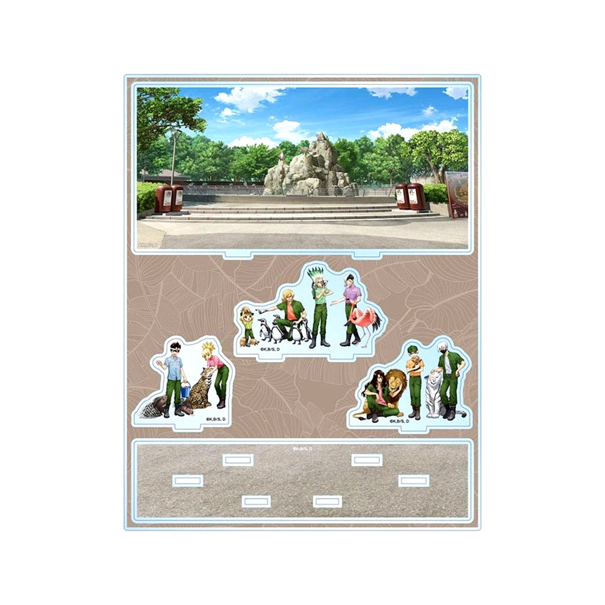 Dr. STONE x Tobu Zoo Group Zookeeper Ver. Illustration Acrylic Diorama [USED]