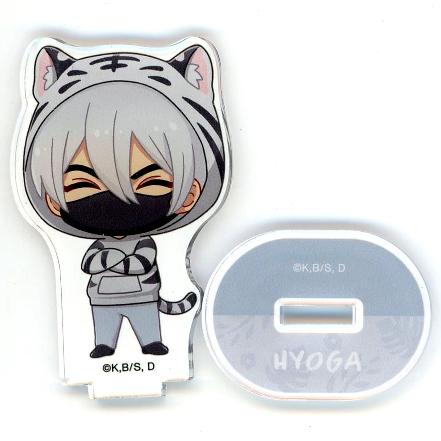 Hyoga Dr.STONE x Tobu Zoo Trading Chibi Chara Animal Hoodie Ver. Acrylic Stand [USED]