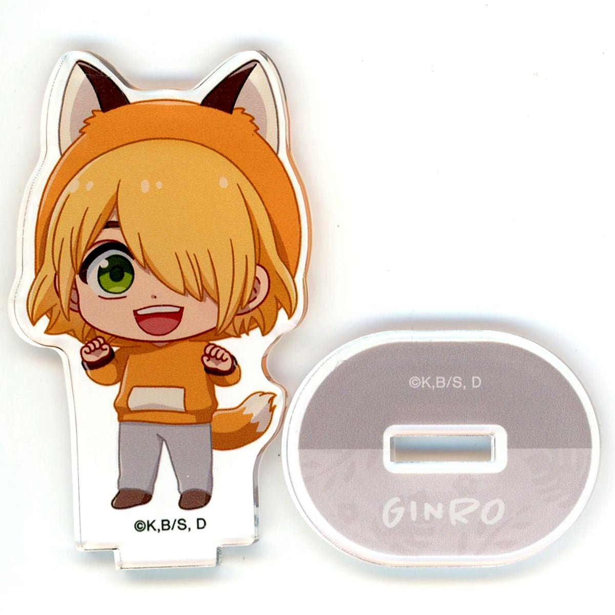 Ginro Dr. STONE x Tobu Zoo Trading Chibi Character Animal Hoodie Ver. Acrylic Stand [USED]