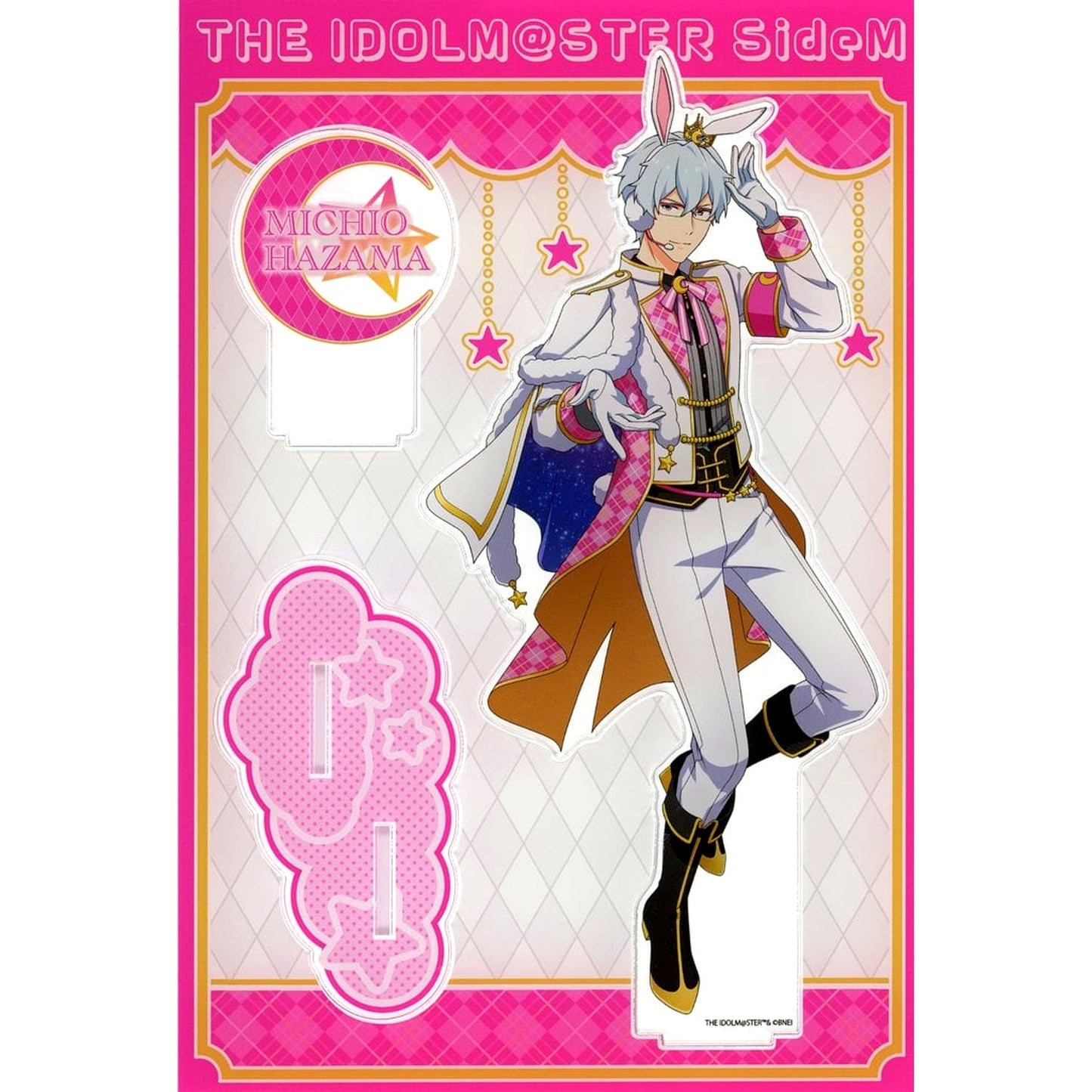 Michio Hazama The Idolmaster SideM Mega Acrylic Stand Star Light Rabbit Ver. Don Quijote [USED]