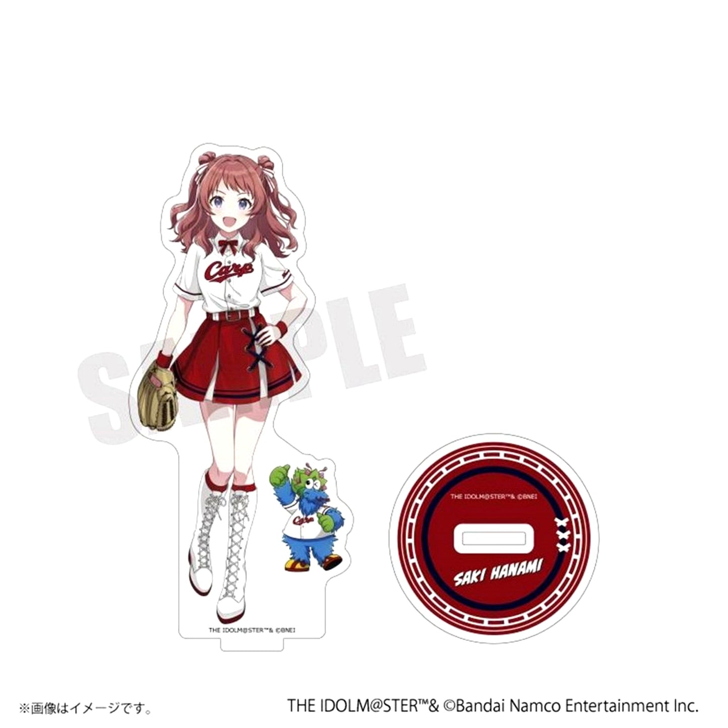 Saki Hanami The Idolmaster Series Hiroshima Toyo Carp Central League 6 Teams x The Idolmaster Series Acrylic Stand [USED]
