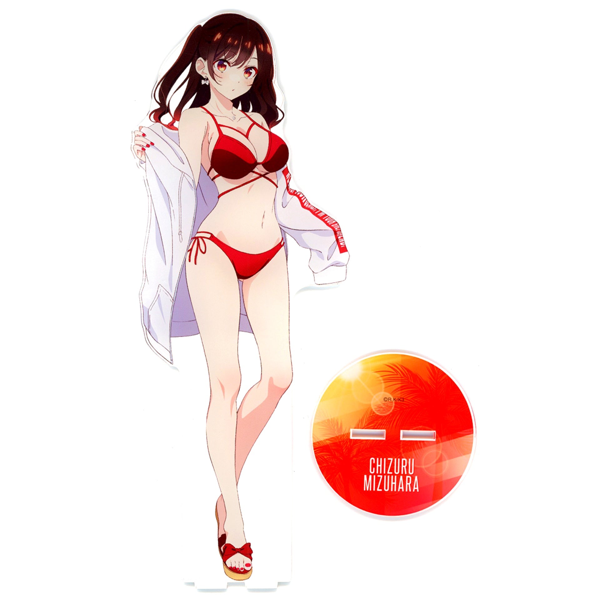 Chizuru Mizuhara Rent-a-Girlfriend arti-mate Oversized Acrylic Stand Swimsuit Ver. Illustration [USED]