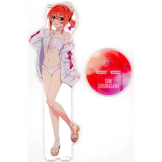 Rent-a-Girlfriend Sumi Sakurasawa arti-mate Extra Large Acrylic Stand Original Illustration Swimsuit Ver. Acrylic Stands [USED]