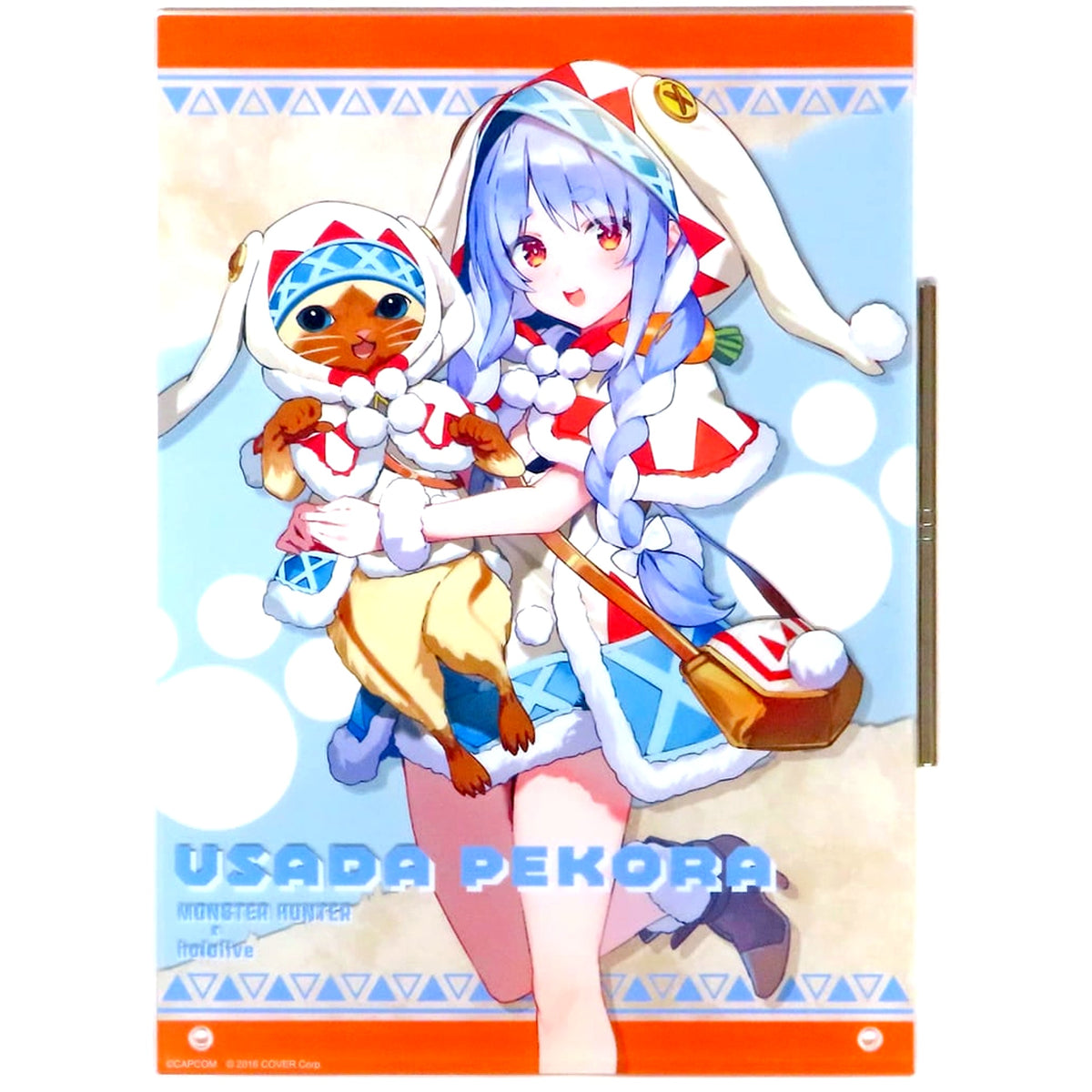 hololive Virtual YouTuber Usada Pekora and Uruku Equipped Otomo Airou Acrylic Board hololive x Monster Hunter Hololive and Otomo 1st Wave 3rd Generation Capcom Directly-operated Amusement Facility Limited [USED]