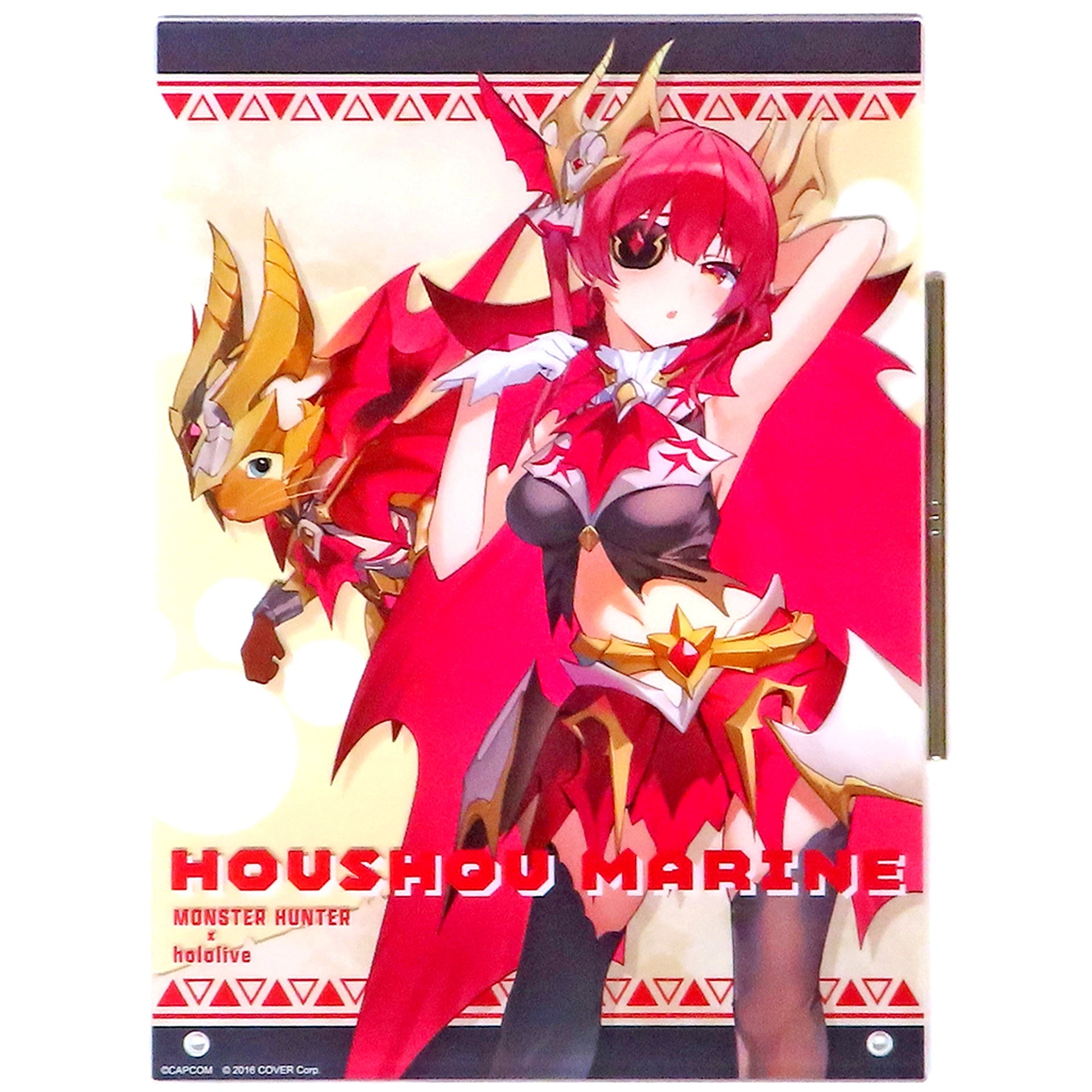 Houshou Marine & Malzeno Armor Felyne VTuber hololive x Monster Hunter hololive and Otomo 1st 3rd Gen Capcom Amusement Facility Limited Acrylic Board [USED]