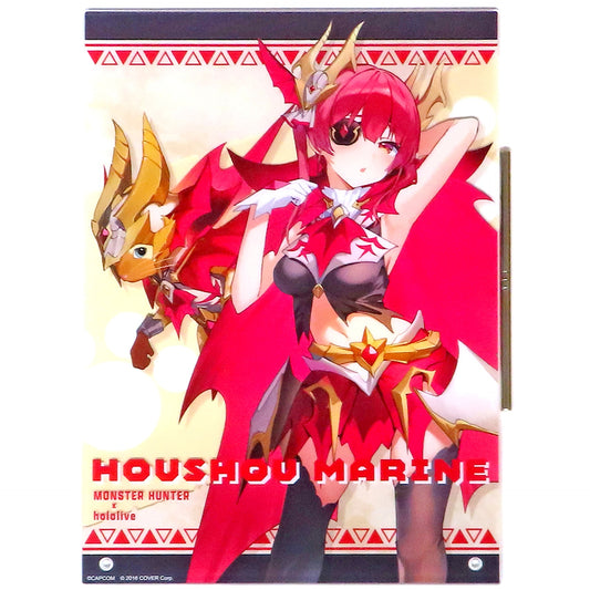 Houshou Marine & Malzeno Armor Felyne VTuber hololive x Monster Hunter hololive and Otomo 1st 3rd Gen Capcom Amusement Facility Limited Acrylic Board [USED]
