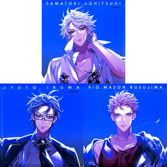 Set of 3 Acrylic Blocks MAD TRIGGER CREW Hypnosis Mic Division Rap Battle MAD TRIGGER CREW / .MAD TRIGGER CREW ELR Store Limited Edition Bundle Bonus [USED]