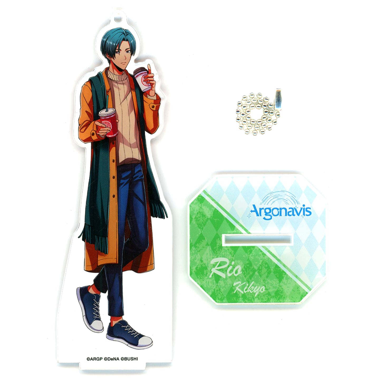 Rio Kikyo Off-shot Ver. Acrylic Stand Keychain ARGONAVIS from BanG Dream! AAside Animate Limited [USED]