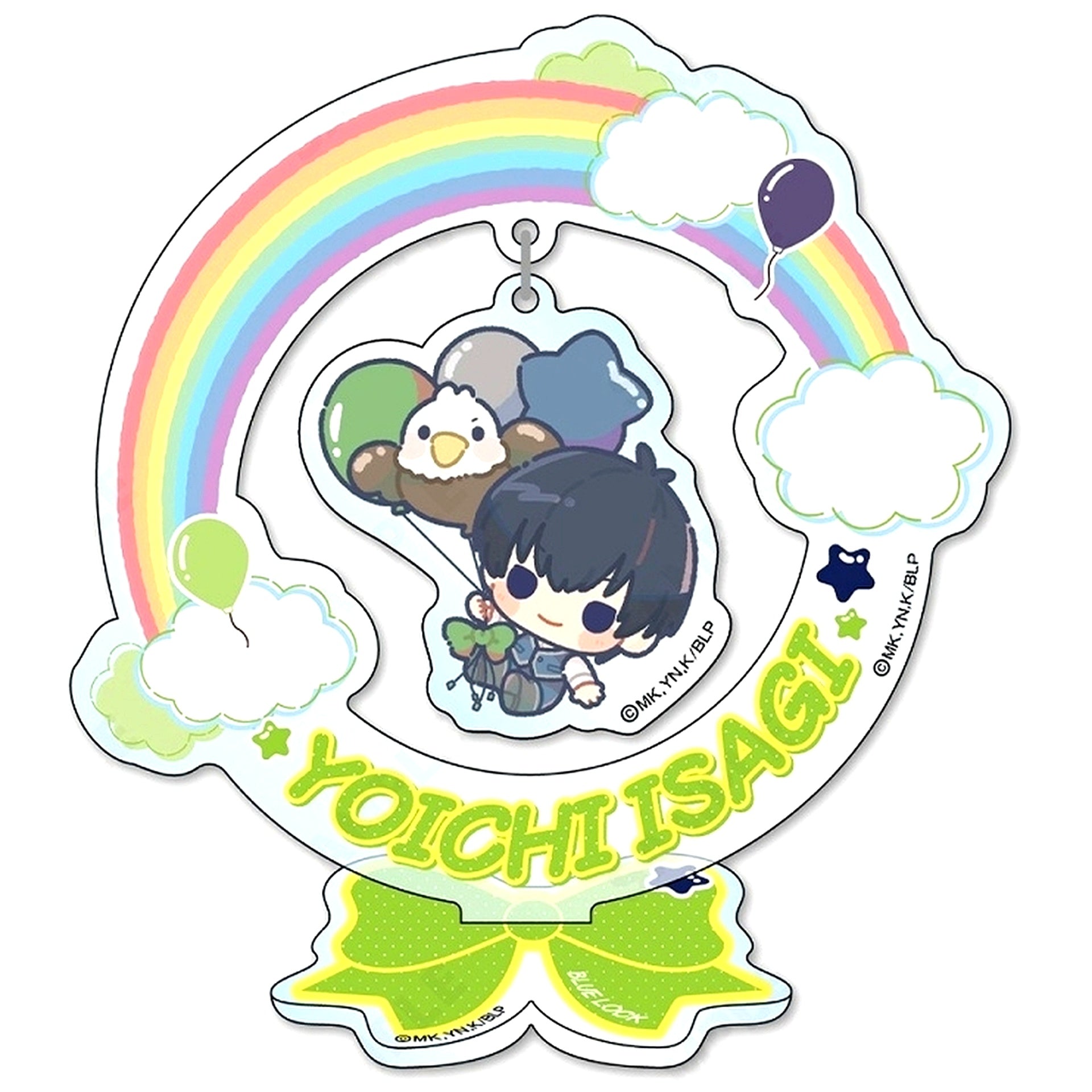 Yoichi Isagi 1 Blue Lock Napoleon Jacket x Hawk Vol. 2 Mini Character Acrylic Stand [USED]