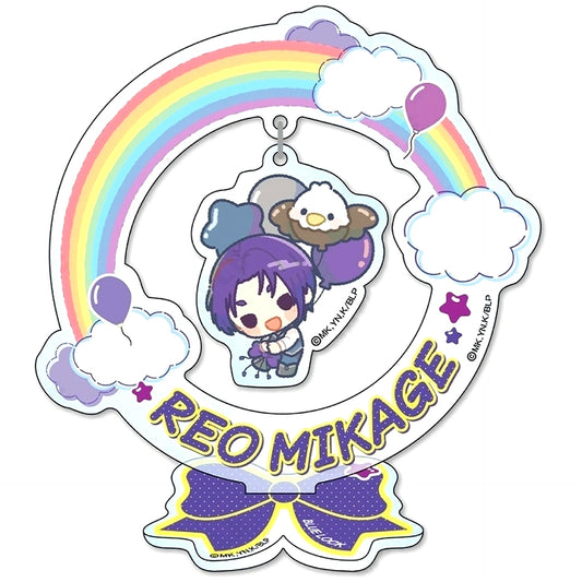 Reo Mikage 5. Mini Character Ver. Acrylic Stand Napoleon Jacket x Hawk Part 2 Blue Lock [USED]