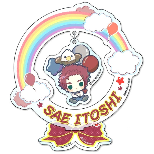 Sae Itoshi 7. Mini Character Ver. Acrylic Stand Napoleon Jacket x Hawk Part 2 Blue Lock [USED]