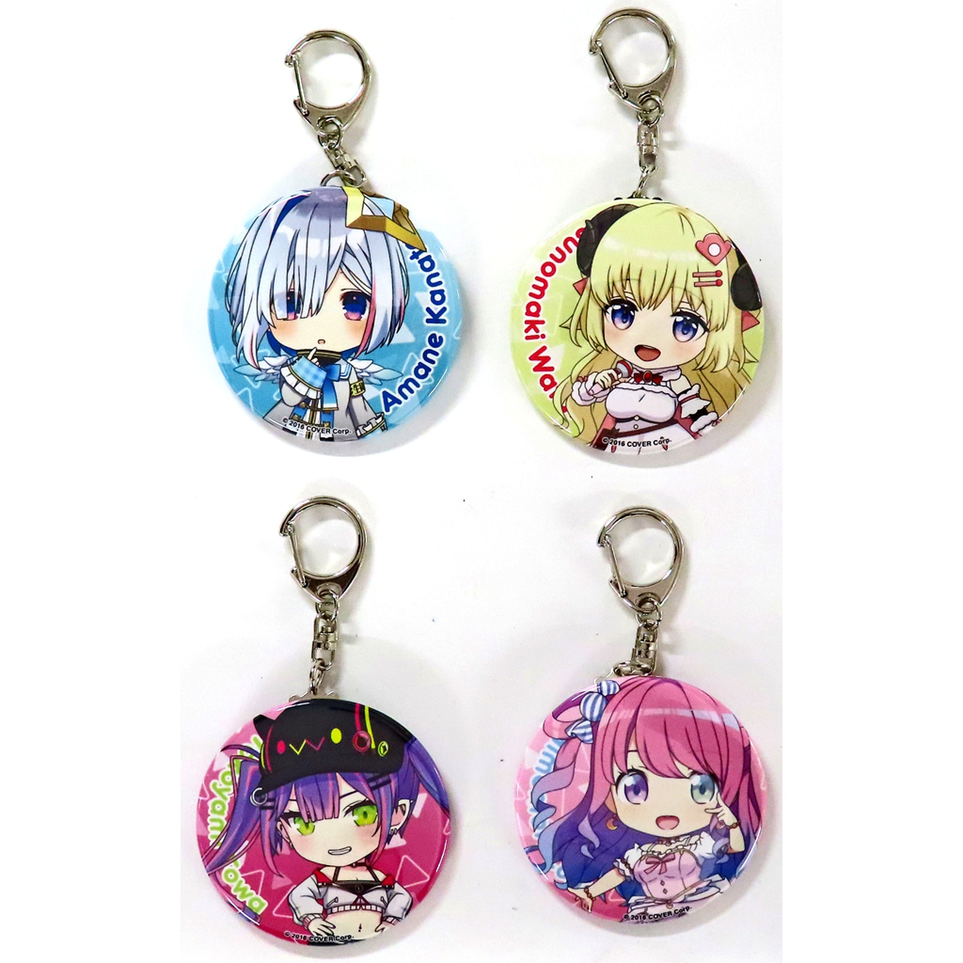 4th Gen Hololive Nendoroid Plus Button Keychain Set hololive SUPER EXPO 2024 [USED]
