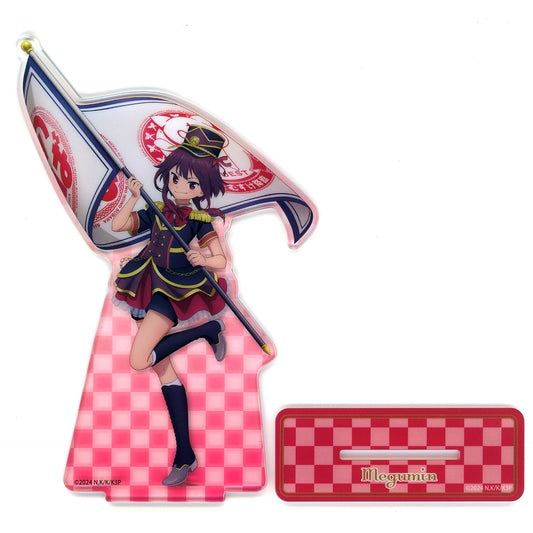 Megumin B Prize Dreamy Kuji KonoSuba 3 Marching BIG Acrylic Stand [USED]