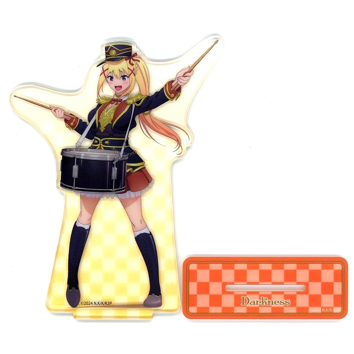 Darkness B Prize BIG Acrylic Stand Dreamy Kuji KonoSuba God's Blessing on This Wonderful World! 3 Marching [USED]