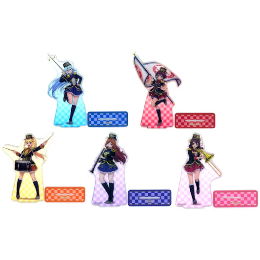 Set of 5 Prize B Big Acrylic Stand Marching KonoSuba: God's Blessing on this Wonderful World! 3 Dreamy Kuji [USED]