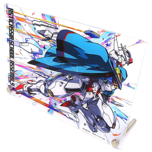 Gundam Aerial Mobile Suit Gundam The Witch from Mercury JNTHED Drawn Illustration A5 Acrylic Plate Blu-ray Fes Asticassia Assembly Ltd Ed Yodobashi Camera Bonus [USED]