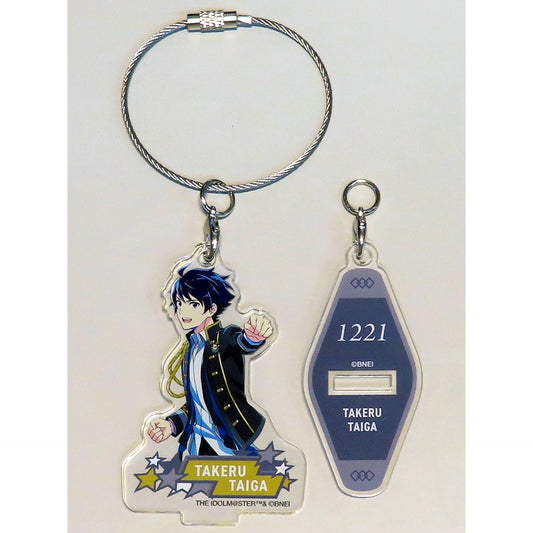 Takeru Taiga The Idolmaster SideM Acrylic Stand Keychain vol.2 CIRCLE OF DELIGHT [USED]