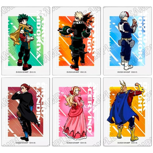 Izuku Midoriya & Others My Hero Academia THE MOVIE: You're Next All 6 Types Set Original Illustration Acrylic Block Collection Premiere Commemorative Pop Up Shop Exclusive [USED]