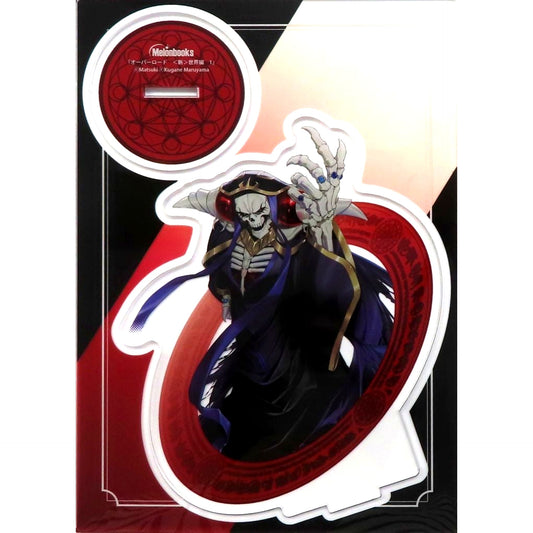 Ainz Ooal Gown Overlord Comics New World Vol. 1 Melonbooks Limited Edition Acrylic Stand Figure Bundle Bonus [USED]