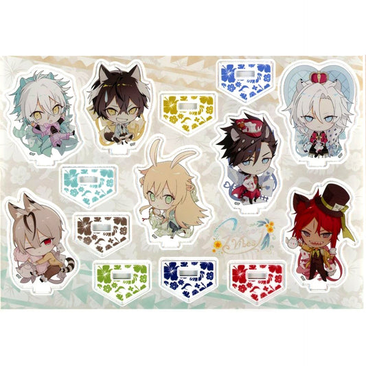 Single Item Group Illustration Chibi Character Acrylic Stand Set of 7 Switch Software Honey Vibes Alice NET Special Set Bundled Bonus [USED]