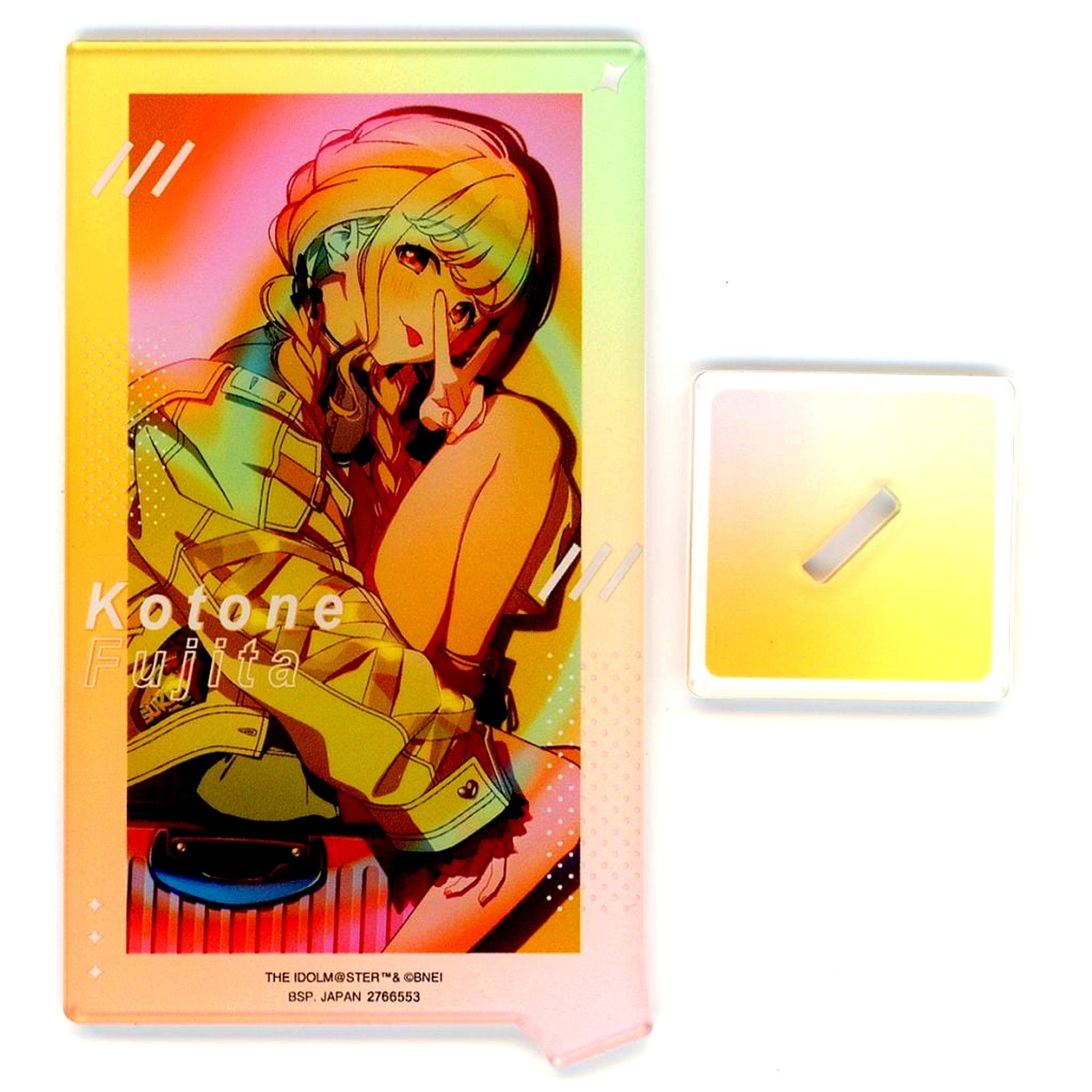 Kotone Fujita Gakuen Idolmaster Art Acrylic Plate with Stand vol.1 [USED]