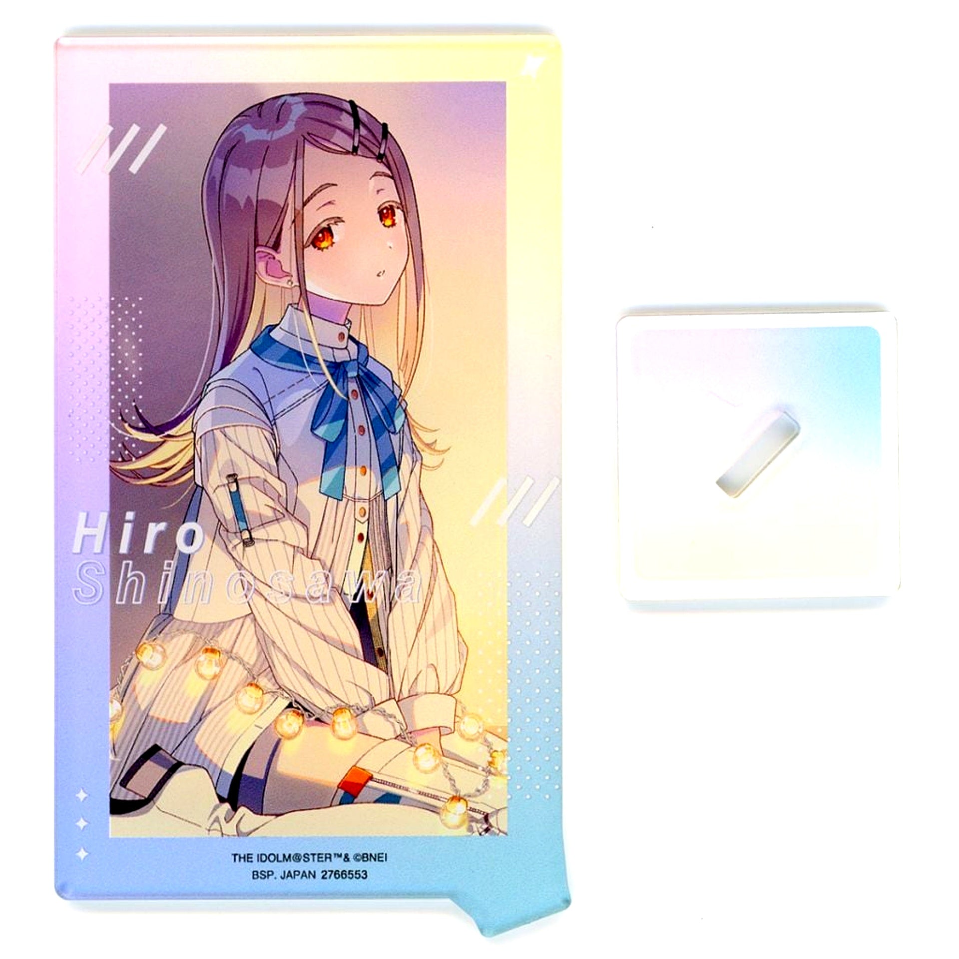 Hiro Shinosawa Gakuen Idolmaster Art Acrylic Plate with Stand Vol.1 [USED]