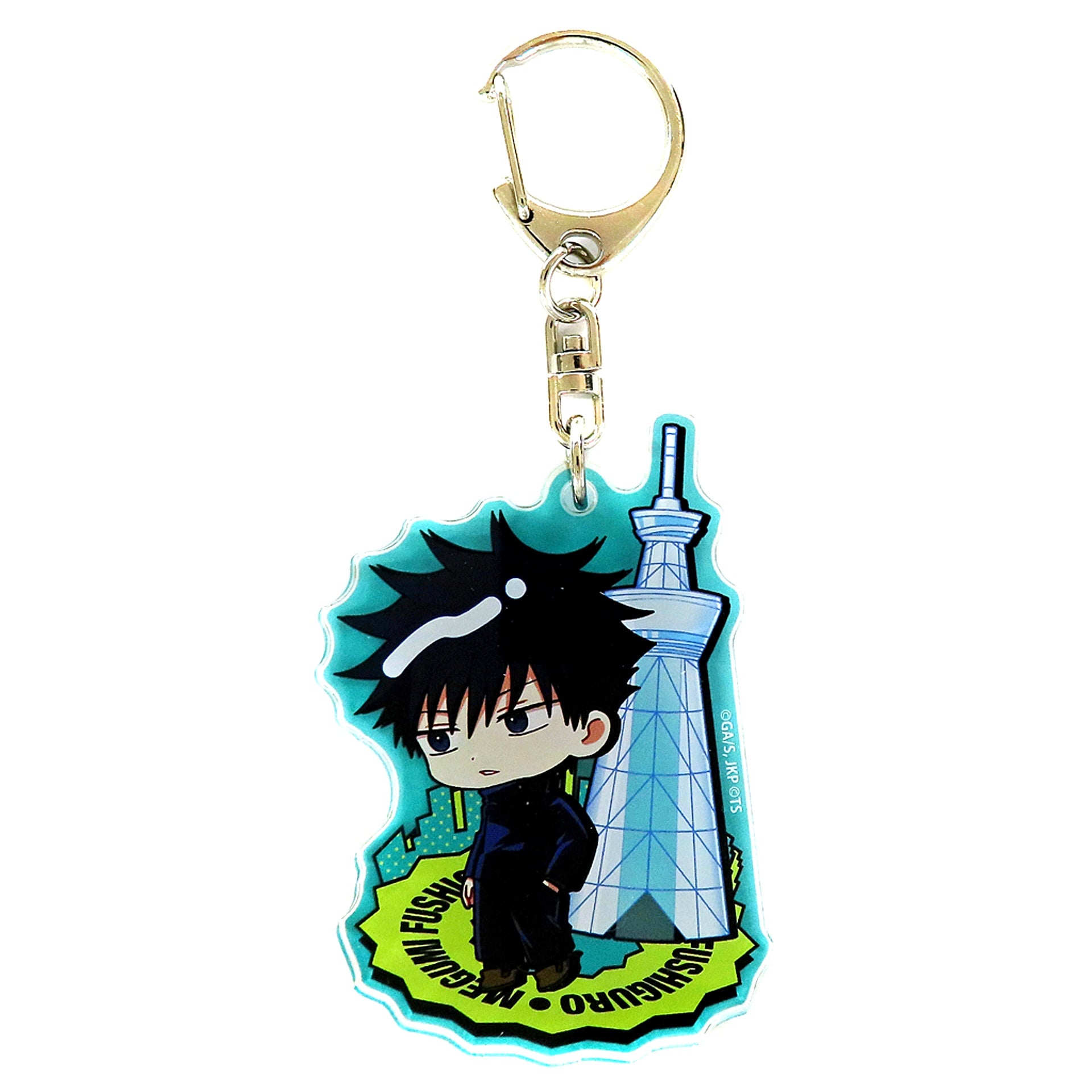 Megumi Fushiguro Acrylic Keychain Jujutsu Kaisen x Tokyo Skytree Jujutsu Kairo [USED]