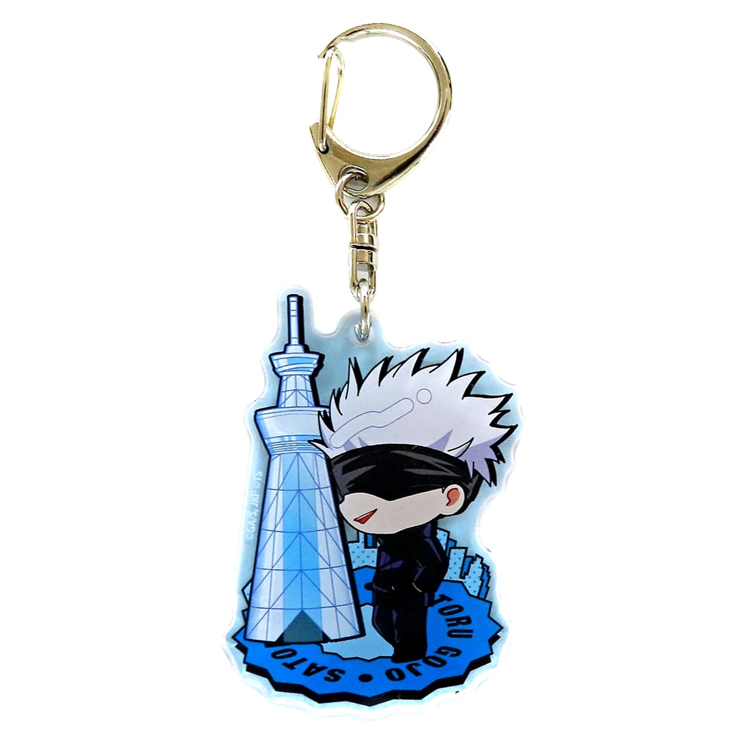 Satoru Gojo Acrylic Keychain Jujutsu Kaisen x Tokyo Skytree Jujutsu Kairo [USED]
