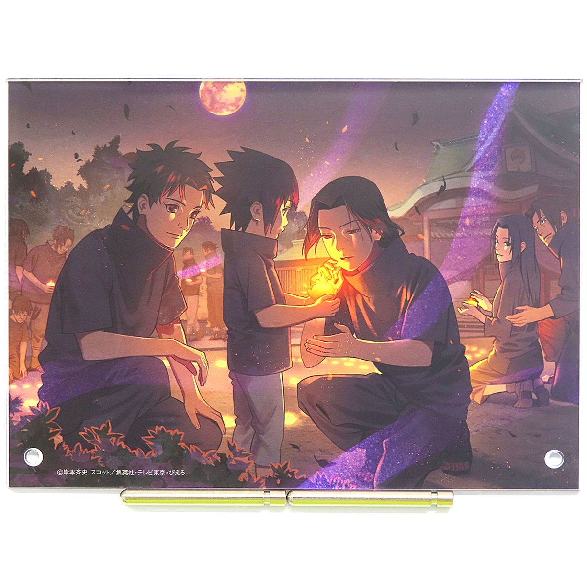 Sasuke Uchiha, Itachi Uchiha & Shisui Uchiha Naruto: Shippuden Acrylic Panel 2023 Autumn [USED]