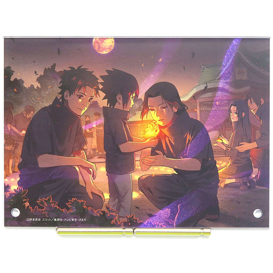 Sasuke Uchiha, Itachi Uchiha & Shisui Uchiha Naruto: Shippuden Acrylic Panel 2023 Autumn [USED]