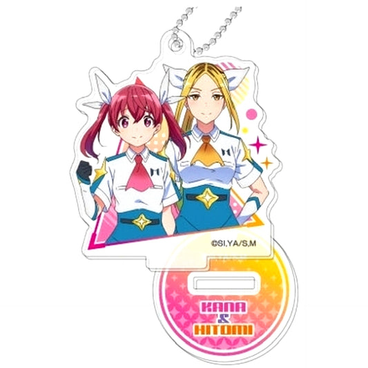 Kana Sakuragi and Hitomi Koshigaya Magilumiere Magical Girls Inc. Stand Mini Acrylic Keychain [USED]