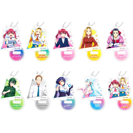 Set of 10 Magilumiere Co. Ltd. Stand Mini Acrylic Keychain [USED]