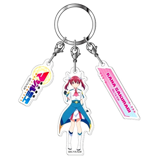 01. Kana Sakuragi A Magilumiere Magical Girls Inc. 3-Piece Acrylic Keychain [USED]
