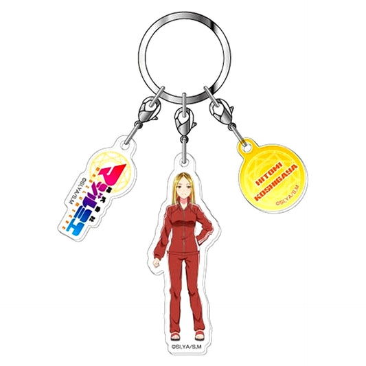 04. Hitomi Koshigaya B Magilumiere Magical Girls Inc. 3-Piece Acrylic Keychain [USED]