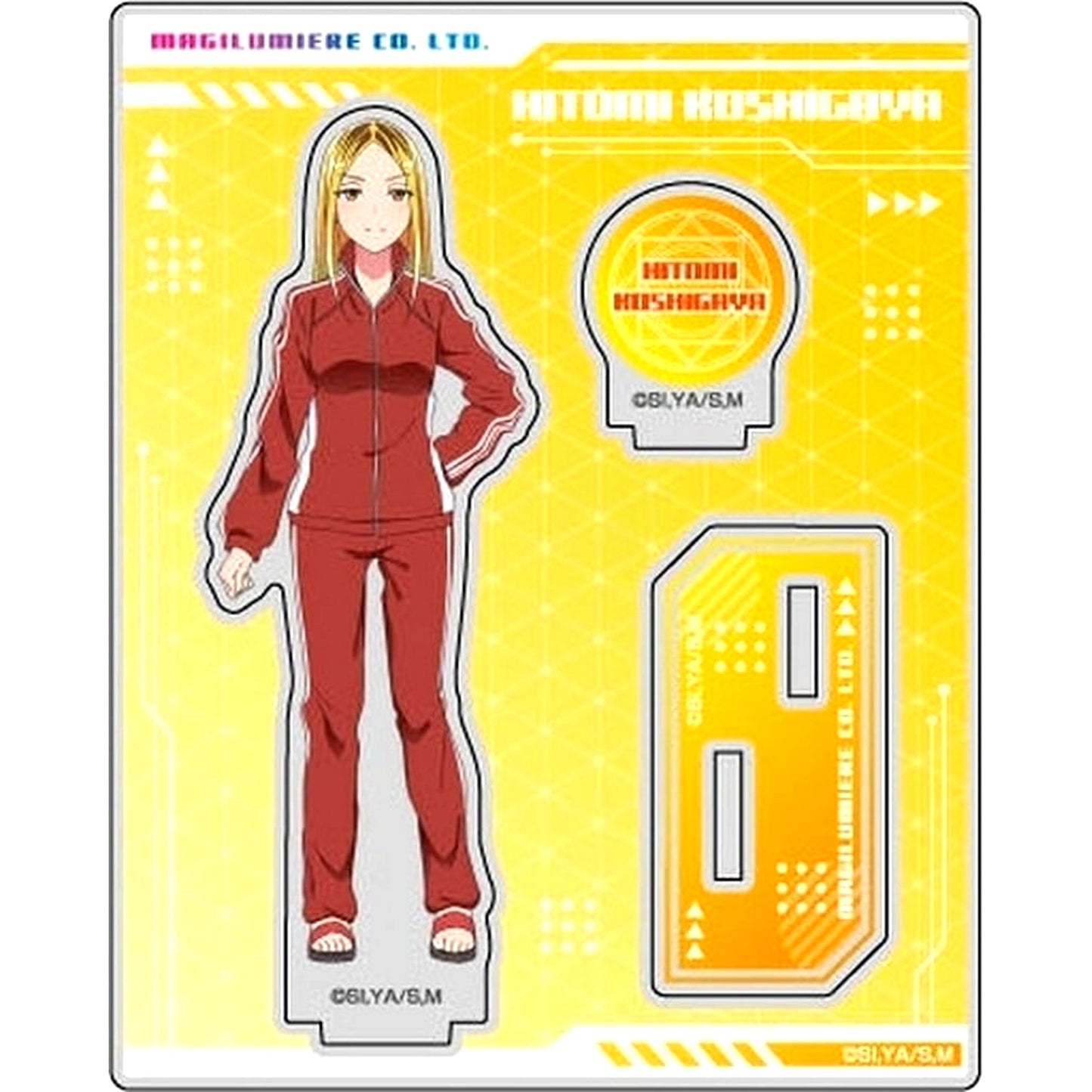 Hitomi Koshigaya 04. B Acrylic Stand Collection Magilumiere Co. Ltd. [USED]
