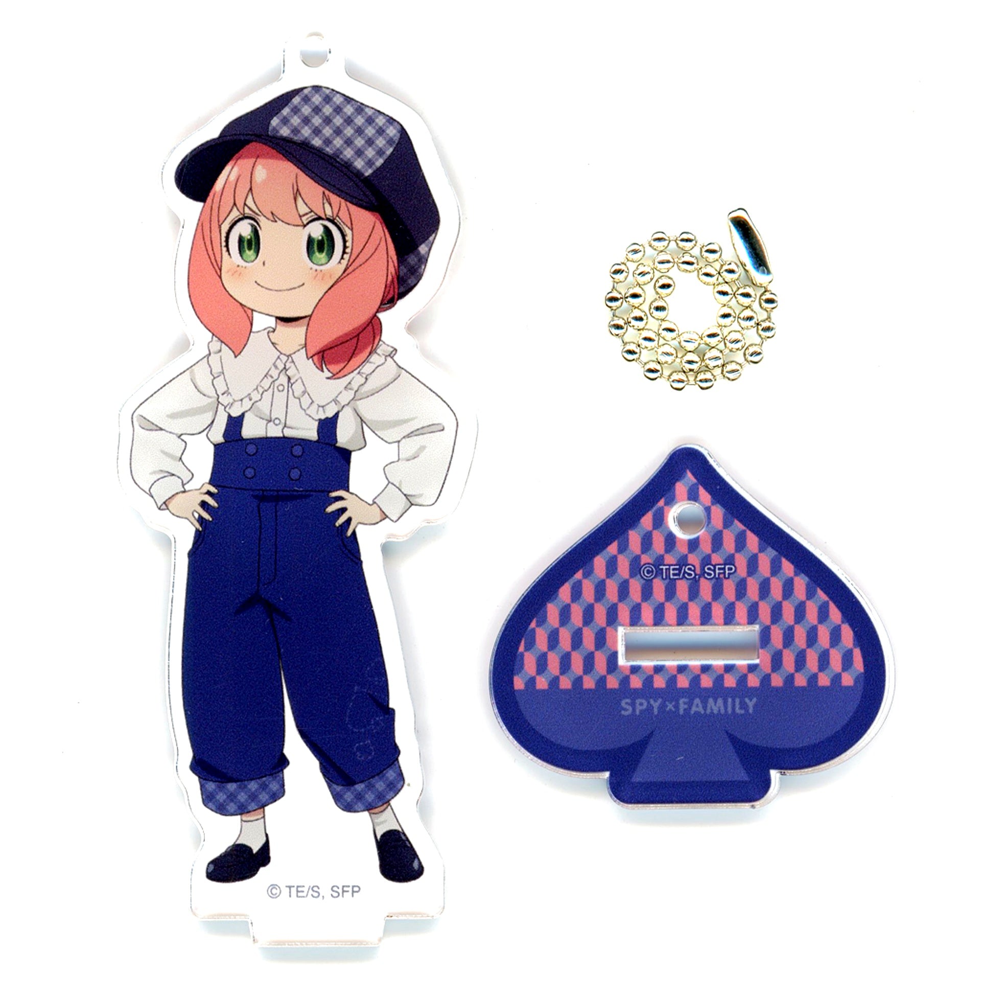 Anya Forger Blue Overall SPY x FAMILY Acrylic Stand Keychain [USED]