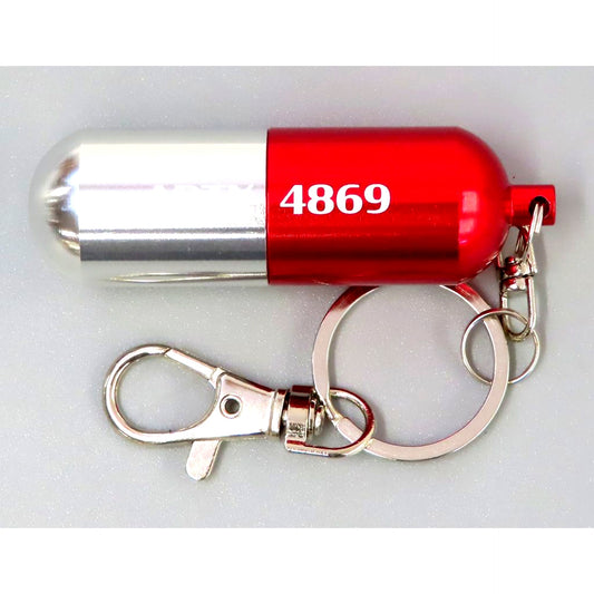 APTX4869 Apotoxin 4869 Pill Case Keychain Detective Conan Universal Studios Japan 2023 Limited [USED]