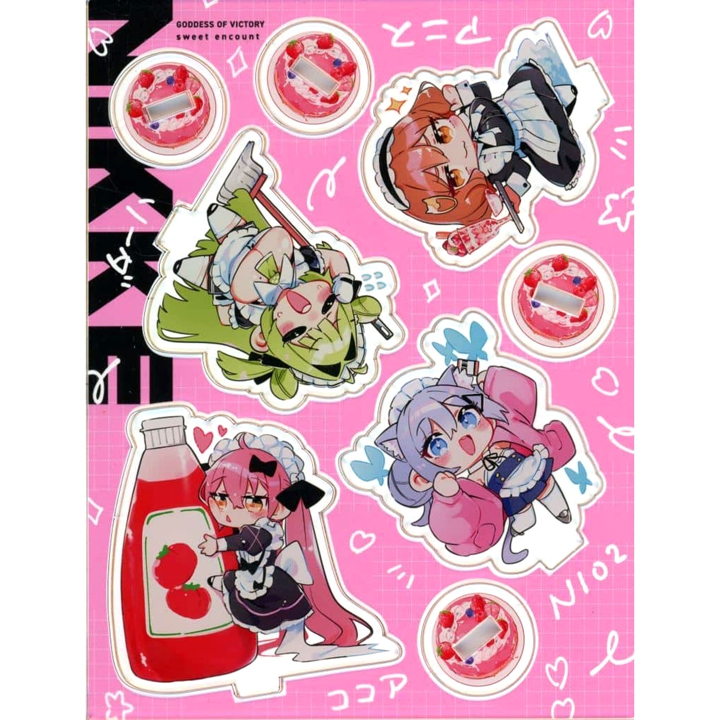 Group Goddess of Victory: NIKKE Sweet Acrylic Stand Comics Special Edition Vol.2 Included Bonus [USED]