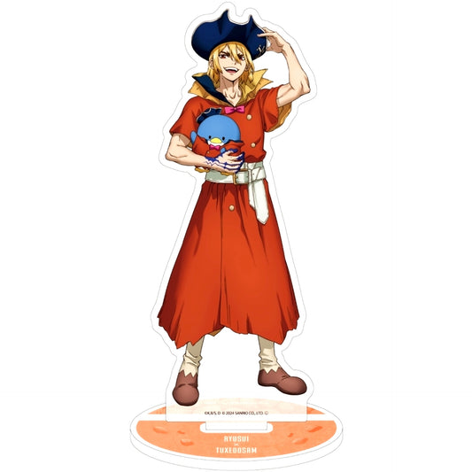 Ryusui Nanami x Tuxedosam 03. Collabo Illustration Dr. STONE x Sanrio Characters Acrylic Stand [USED]