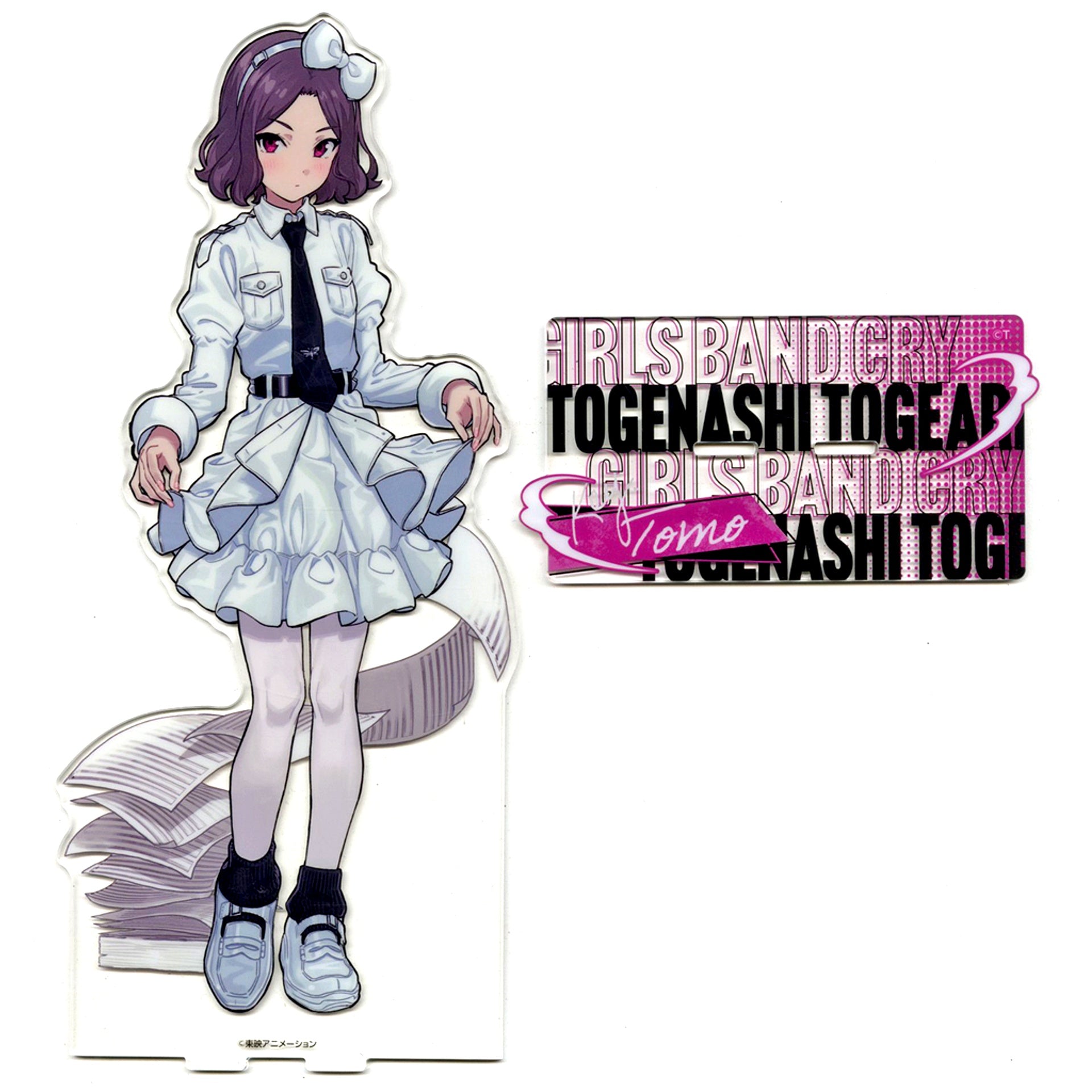 Tomo Ebizuka S-4 Prize Illustration Extra Large Acrylic Stand Kotobukiya Kuji Girls Band Cry [USED]