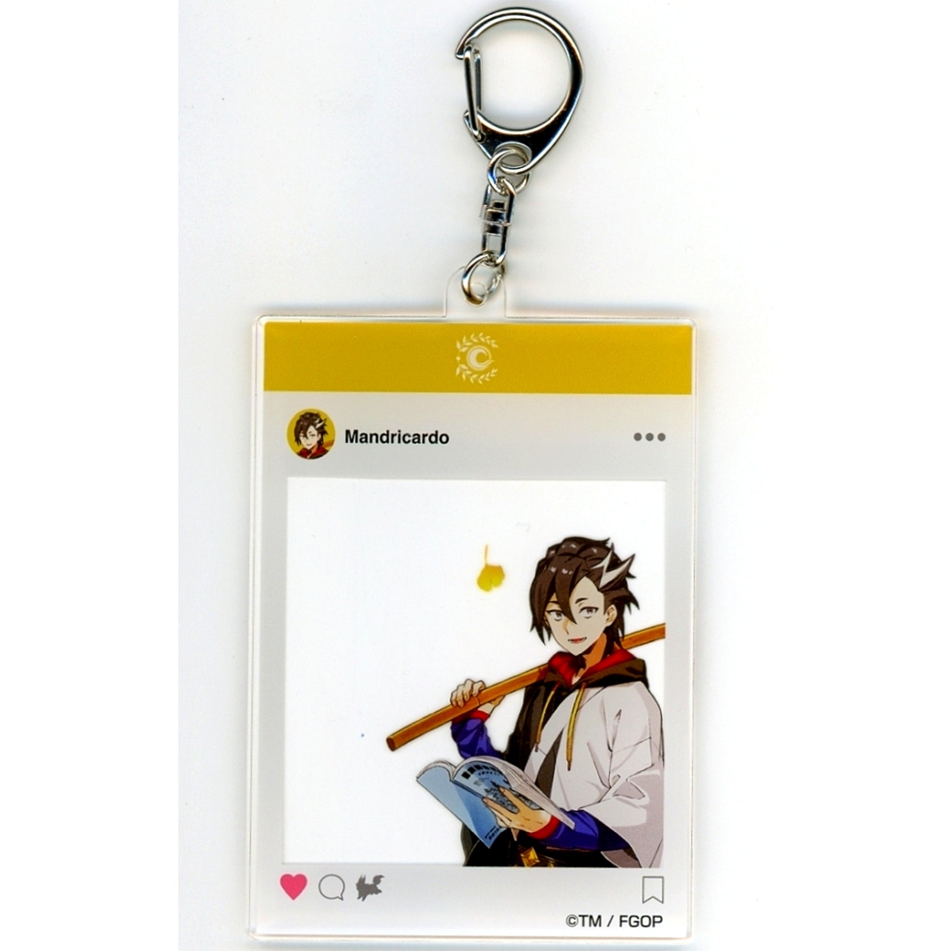 Rider Mandricardo Fate/Grand Order SNS Style Acrylic Charm Kyoto International Manga Anime Fair 2024 Kyomaf [USED]