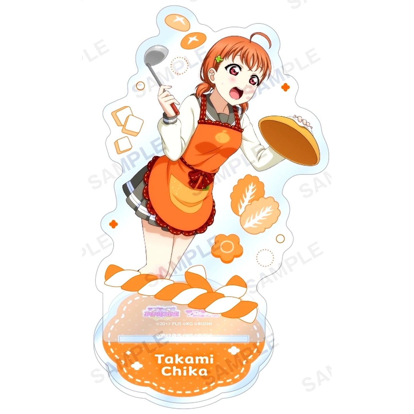 Chika Takami Acrylic Stand Aqours Food Stall Ver. Love Live! School Idol Festival [USED]