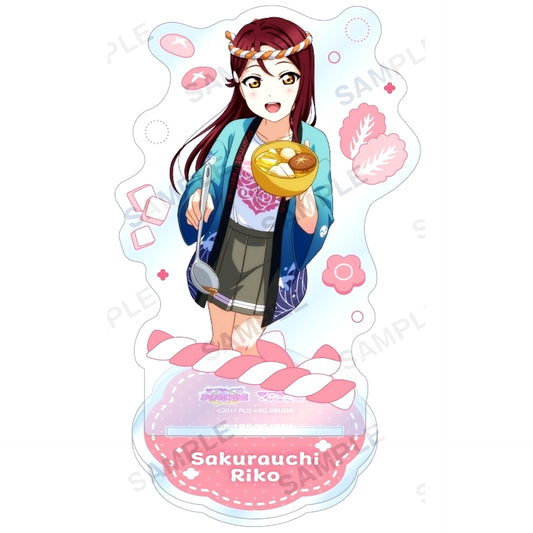Riko Sakurauchi Aqours Food Stall Ver. Acrylic Stand Love Live! School Idol Festival [USED]