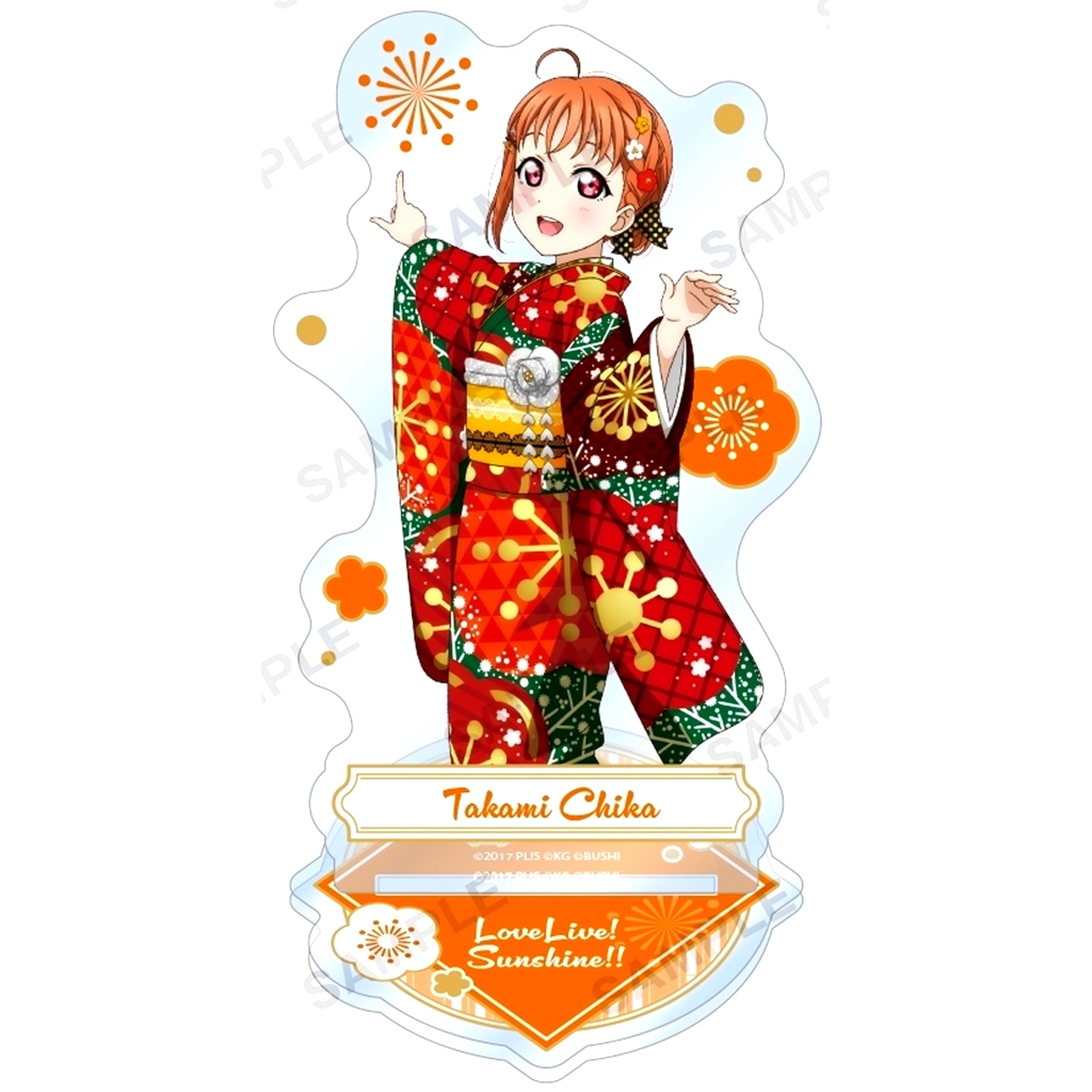 Chika Takami Aqours Shichifukujin Ver. Acrylic Stand Love Live! School Idol Festival [USED]