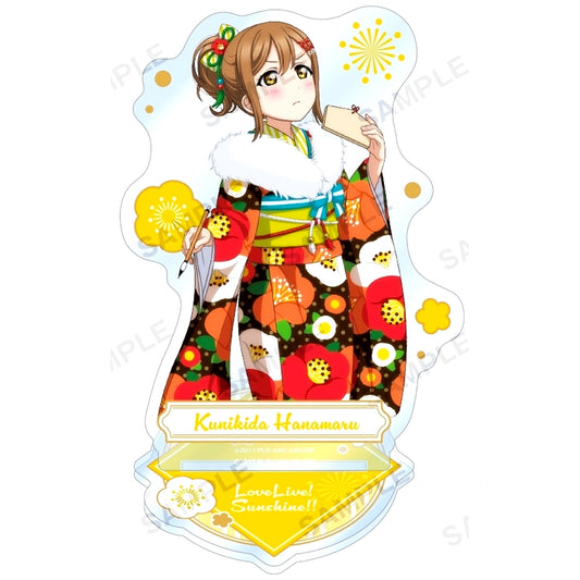 Hanamaru Kunikida Acrylic Stand Aqours Seven Lucky Gods Ver. Love Live! School Idol Festival [USED]